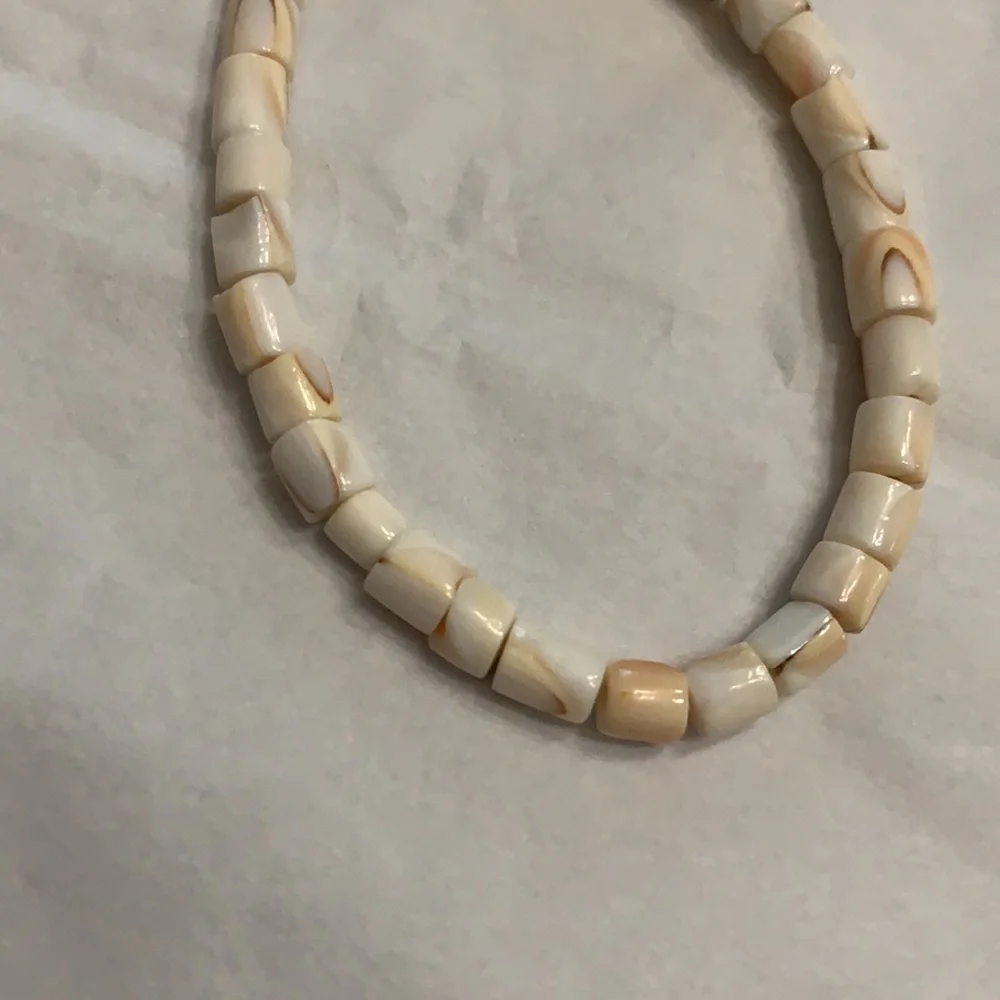 Coastal Puka Shell small beads kids bracelet